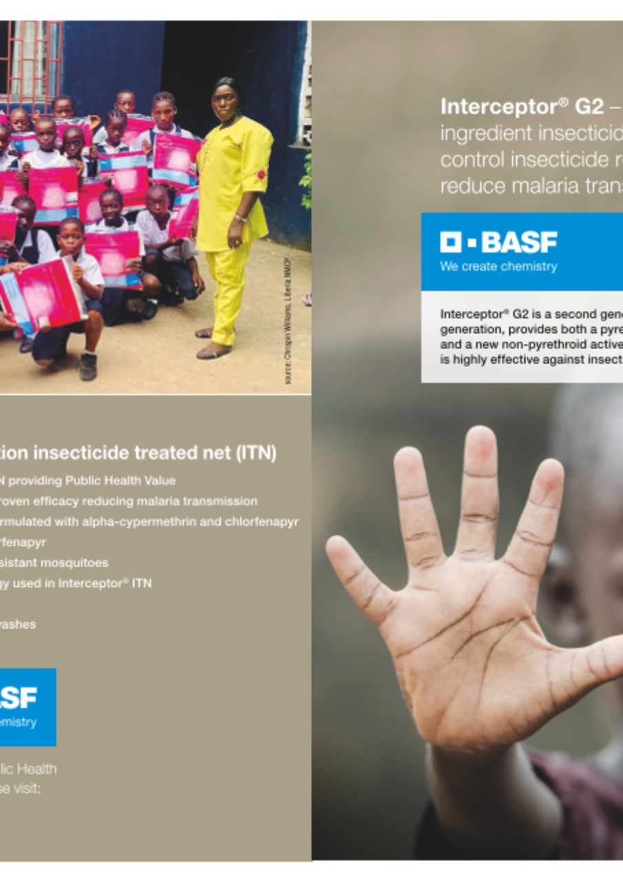 Interceptor® G2 is a first-in-class dual active ingredient insecticide treated net (ITN) to control insecticide-resistant mosquitoes and reduce malaria transmission. Interceptor® G2 is a first-in-class dual active ingredient insecticide treated net (ITN) to control insecticide-resistant mosquitoes and reduce malaria transmission.